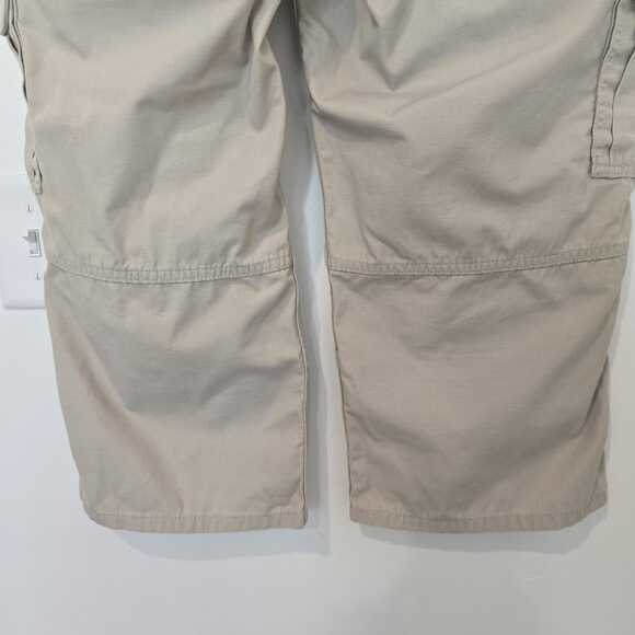 Carhartt Women’s Cropped Cargo Pants Size 12 Ripstop Khaki Relaxed Fit Utility - Picture 7 of 8
